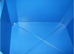 Rotomolded 450Liter Blue Insulated Fish Container Seafood Processing Insulated