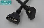 MDR Right Angle Camera Link Cable 0.3 Meters 88MHz With Thumbscrew Locking