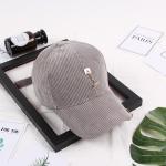 2018 trendy fashionable girls corduroy cap with MOQ only need 3 pcs, Women