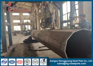Wholesale 12m 450 Dan Bangladesh Polygonal Electrical Power Pole Hot Dip Galvanized Steel from china suppliers