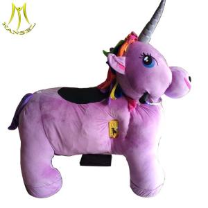 Wholesale Hansel mall animal ride on walking motorized plush electric animal scooter for sale from china suppliers