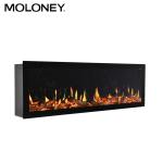 75'' Indoor Wall Insert Insert Electric Fireplace LCD Ultral Realistic Flame
