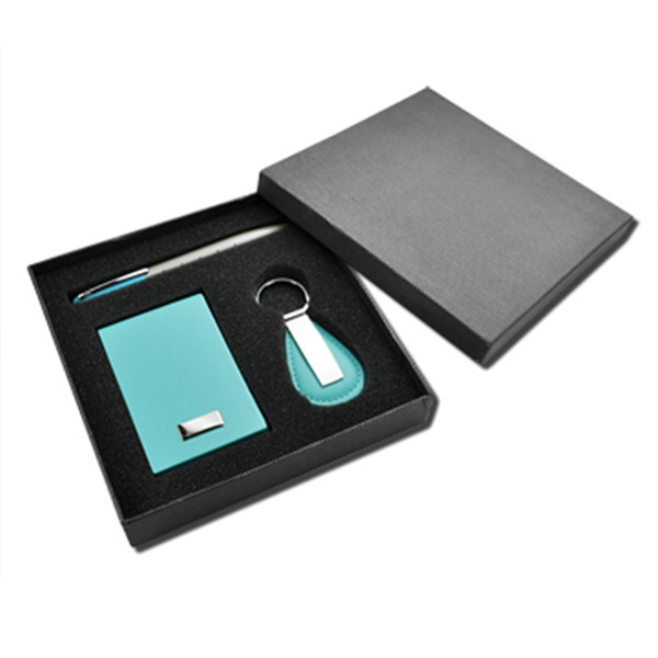 stationery set gift luxury promotional gift set custom black business gift set for father men