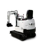 ODM KV07 White Diesel Engine Mini Excavator Machine Small Digger For Farm Winery