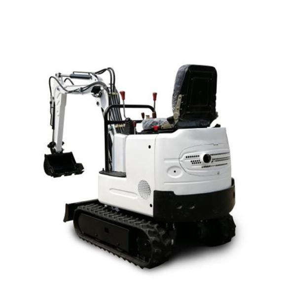 ODM KV07 White Diesel Engine Mini Excavator Machine Small Digger For Farm Winery