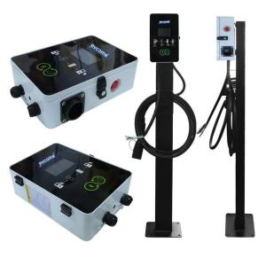 Wholesale 11kw 3 Phase Ev Charger Wallbox Home Car Type 2 Level 3 16A IEC 62196-2 European from china suppliers