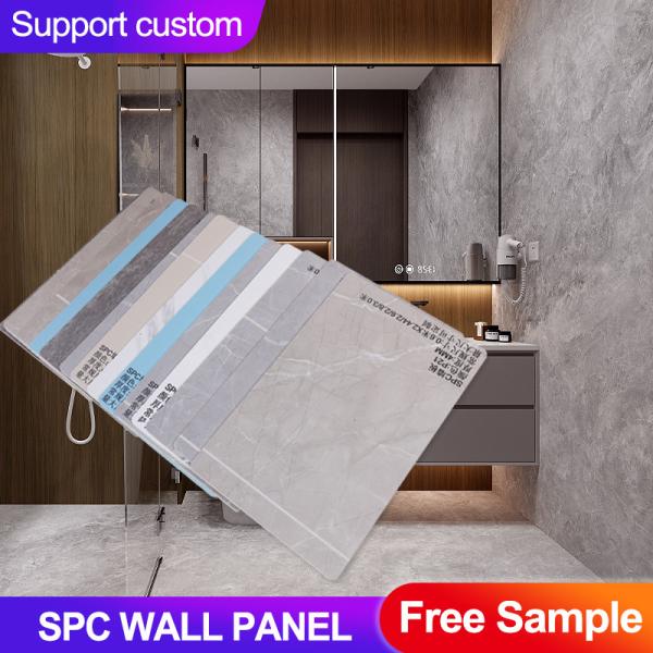 SPC Wall Panel Bathroom Decoration Materials Waterproof And Flame Retardant