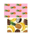 Decorative Flower PET Printing 3D Lenticular Plastic Table Mats Offset Printing