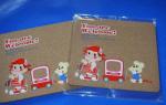 Thermal Transfer Printing logo, Nature Cork Coaster with silkscreen logo, good