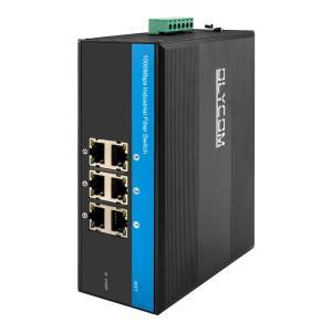 Wholesale E-Mark Network Switch 6 Port Unmanaged Industrial Din Rail Megabit Based from china suppliers