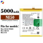 5000mAh Replaceable and Rechargeable Batteries NE50 For Moto G52 G72 G82 XT2221