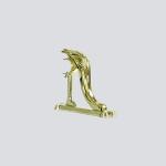 Classic Curtain Rod Set Electroplating Process For Interior Decoration