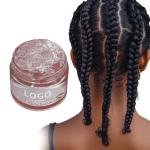 Customize Logo Strawberry Scent Braiding Gel for Hair Locks Twists Tames Frizz