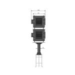 Intelligent Temperature Control and Air Conditioning in Outdoor Projector