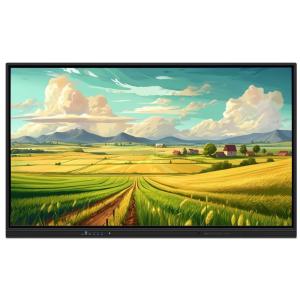 Wholesale 55 65 75 86 Inch IR Interactive Whiteboard 4K Touch Panel PC TV Android OPS Display For Education Meeting from china suppliers