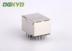 1x1 Tab Down 10 / 100 BASE Cat5e RJ45 Jack With Internal Transformer