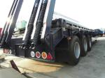 Double Containers CIVL Semi Trailer Trucks Low Bed Semi Trailer 2 AXLES