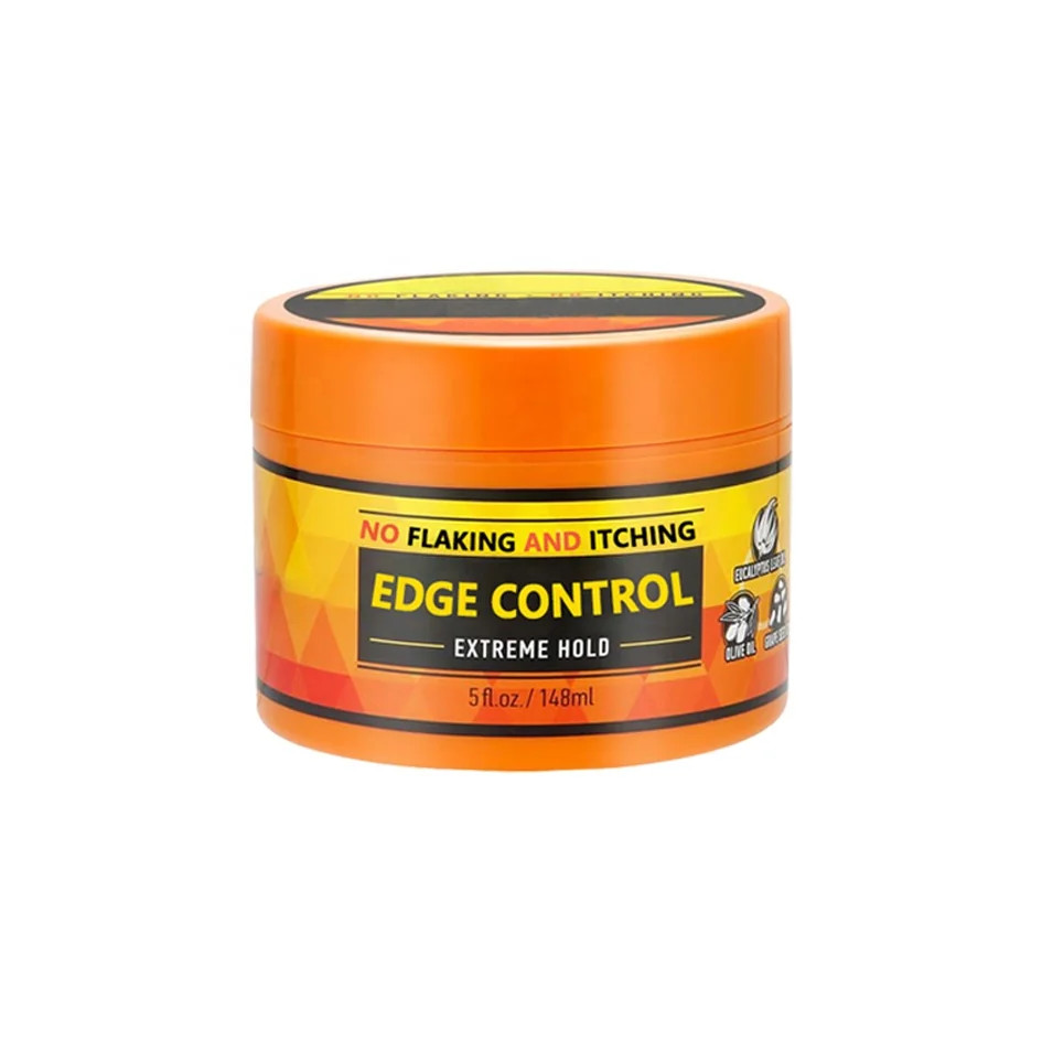 Long Lasting 24 Hours Hair Styling Edge Control Wax Alcohol Free Fast Drying No Residue All Day Shape Hairstyle Gel For 4C Curl