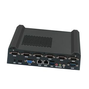 Wholesale 6 COM 2 NIC industrial mini PC 6th Gen Intel® Skylake dual core i3 i5 i7 embedded computer from china suppliers
