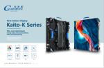 High Quality RGB Colour 400W P2.6 Kaito-K Series Indoor Display 140 ° Super Wide