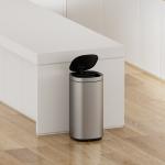 Battery Powered Household 40L Motion Sensor Trash Bin with Stainless Steel