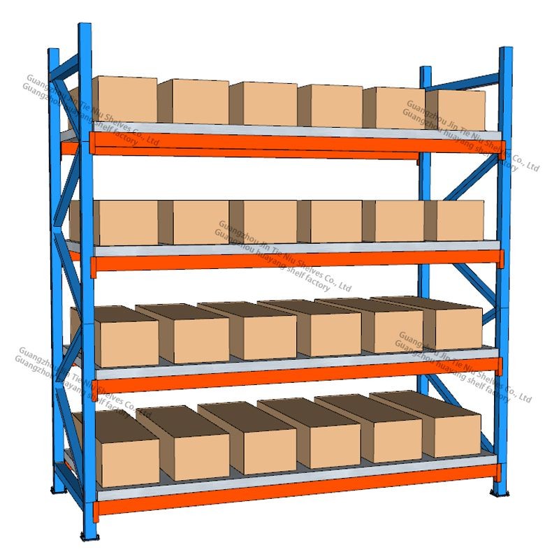 Medium Duty Longspan Shelves Heavy Duty Racking 8023Kg Per Layer