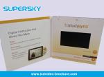 7 Inch LCD Video Brochure Offset CMYK Printing Video Birthday Cards
