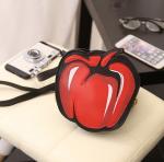 New fashion creative personality female cute cartoon fruit shoulder bag diagonal