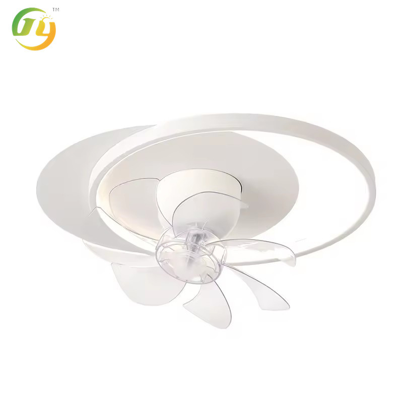 SENKAI Metal ABS Acrylic Blade Ceiling Fan LED Light Source Remote Control Copper Home B