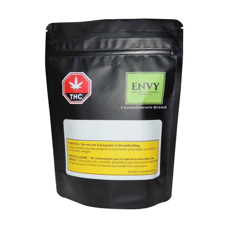 Mylar CBD Candy Gummy Packaging Zipper Pouch Flat Digital Printing With Hanging Hole
