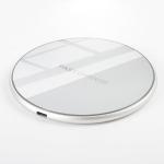 ADC Fabric/Temper Glass/Leater Mirror Fast Charging Wireless Charger 9V 2A 10W/7