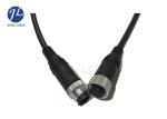 PVC Insulated Shielding M12 8 Pin Cable For Car Reversing Camera Od 5.0MM