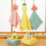 Children Thickened Cartoon Cute Square Plush Hand Towel Toilet Baby Plush Toys