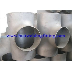 China A403 WP 304 316 Stainless Steel Butt Weld Fittings Equal Tee Pipe Fitting on sale