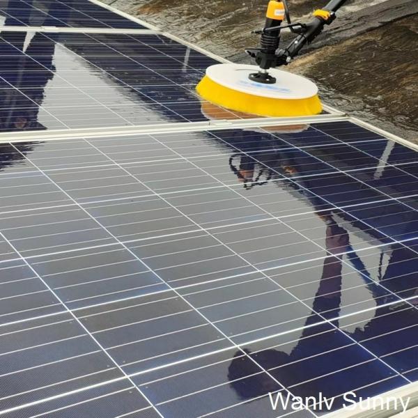 WLS3-Single Head Photovoltaic Cleaning Machine with Patented Micro-Gear Rotating
