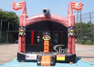 Wholesale Commercial indoor kids pirate bounce house with pillars inside made in China factory FOR SALE from china suppliers