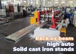 Full Automatic Heavy Duty Box Beam Rack Roll Forming Machine 10m/Min 30Kw
