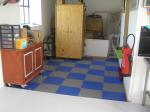 Colorful 6.5mm Garage Tiles PVC Interlocking Floor Tiles For Garage