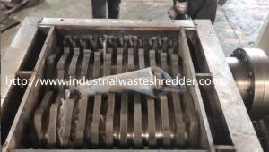 Wholesale Chemical Drums Shredder Machine PLC Control With Rugged Rotor Blade Cutting System from china suppliers