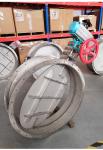 Pneumatic Actuator Operated Damper High Temperature Butterfly Damper Motorized