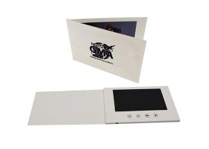 Wholesale Advertising Invitation Bespoke Video Brochures With Rechargeable Battery from china suppliers