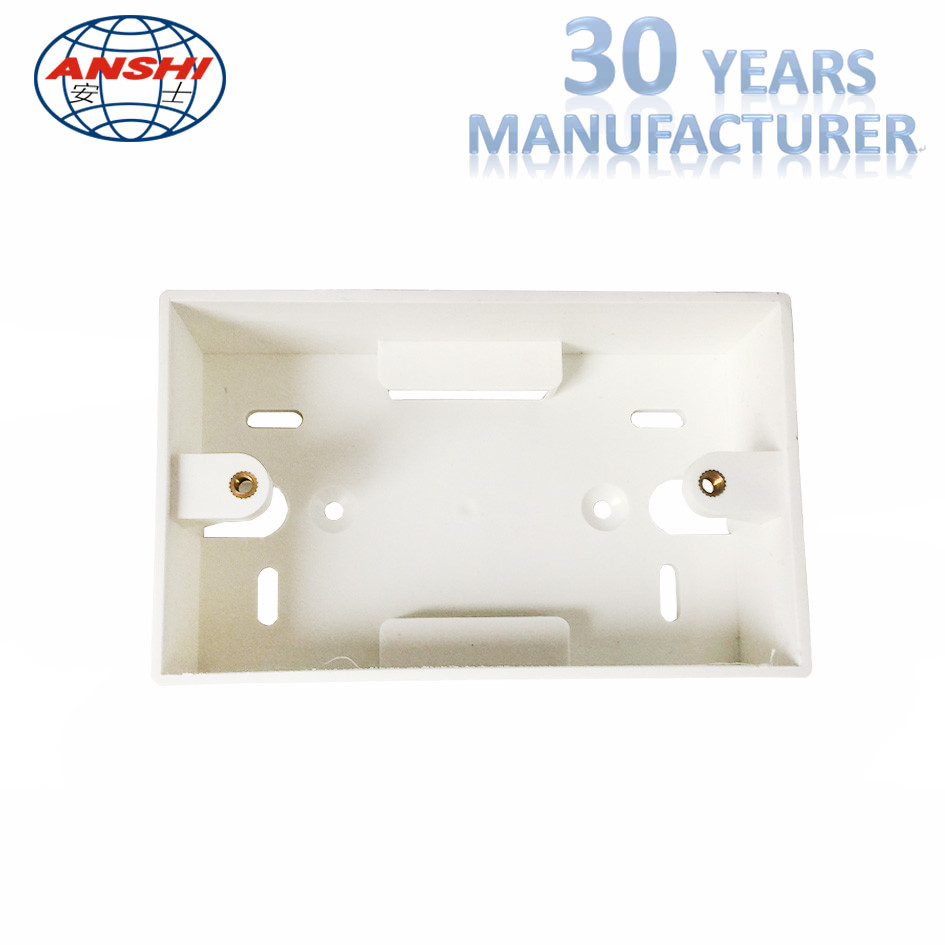 1 Gang Wall ABS Surface Mount Back Box For Us Network Face Plate