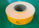 Custom Ece 104 Reflective Tape For Vehicles Printed White Yellow 0.05*45.72m