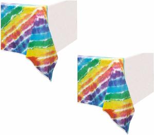 Wholesale Disposable Colorful Printed Waterproof Table Cover 108&quot; x 54&quot; Rectangle PE Tablecloth from china suppliers