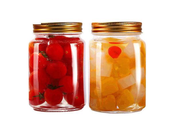 300ml / 500ml Food Storage Containers Sealable Glass Bottles For Seasonings /