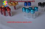 Small sex empty medicine bottles with aliminum foil cap , bullet shell casing