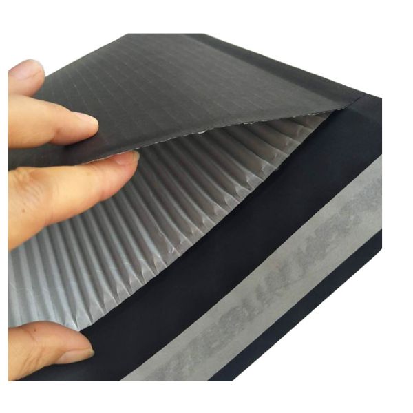 Compostable Fully Black Corrugated Paper Padded Envelopes Rigid Standard Size