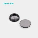 Black Plastic Screw Covers 12mm Diameter Long Lasting Stability For RTA