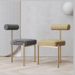 Stackable Ultra Modern Dining Chairs Restaurant Dining Chair 125mm Back Height