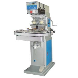 Wholesale Pneumatic 2 color page pad printing machine with conveyor for toys from china suppliers